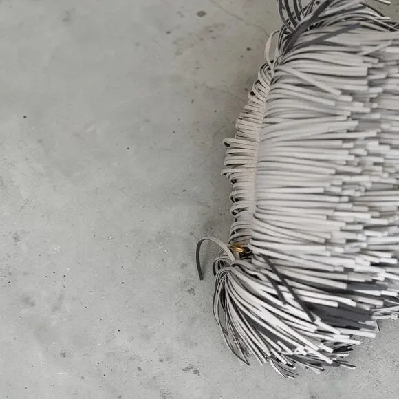 Kate Spade Showdog Fringed 3D Dog Leather Crossbody Bag KB164 Mint Rare - Picture 13 of 16